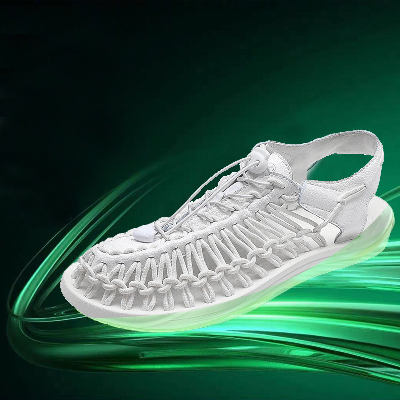 weave Sandals summer Exorcism man Upstream shoes genuine leather Beach shoes drive a car leisure time Crocs men and womenin the Men's Shoes, Sandals  category - from Buy2taobao.com to provide professional Taobao agent buy service