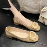 Весенняя обувь, комфортная черная универсальная униформа медсестры, туфли, коллекция 2023, мягкая подошва