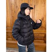 local aliens外星沙龙美式 复古方格轻量化90白鸭绒羽绒服保暖外套