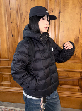 local aliens外星沙龙美式复古方格轻量化90白鸭绒羽绒服保暖外套