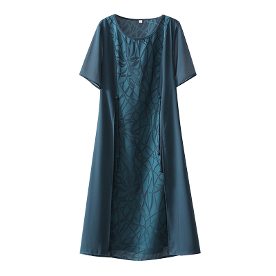 妈妈夏装气质显瘦裙子