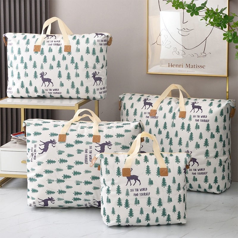 无纺布收纳袋加厚防潮棉被大容量家用搬家打包衣物被子整理袋