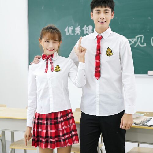红歌比赛大合唱演出服装中学生合唱团jk制服女初高中生运动会班服