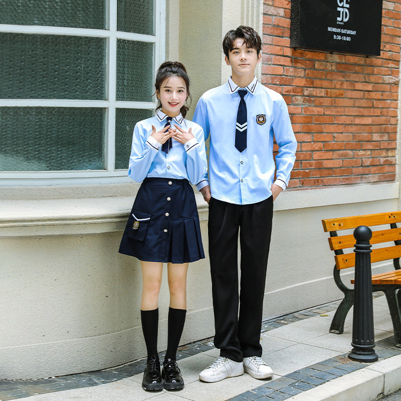 夏季运动会中学生开幕式方队校服套装大合唱海军制服水手服JK班服