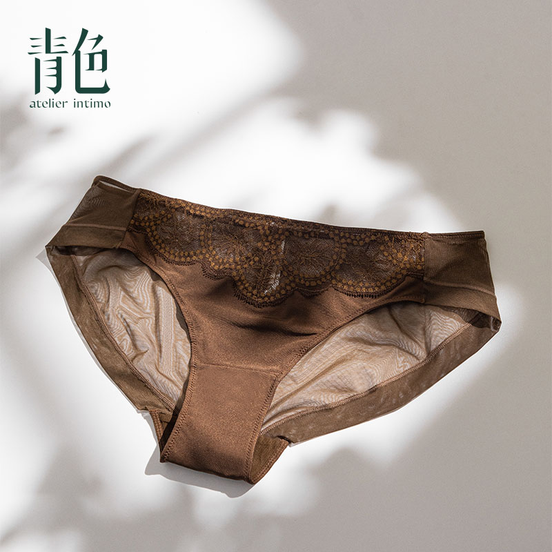 【熏草低腰三角裤】无痕抗菌