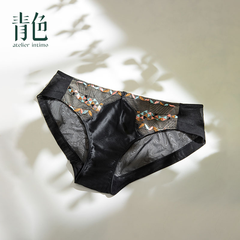 【槐江低腰三角裤】蕾丝内裤女