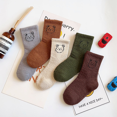 韩版加厚冬季保暖儿童袜