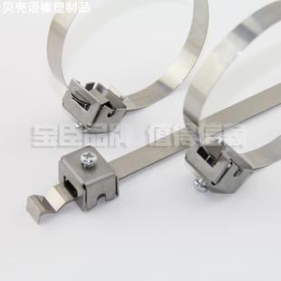 不锈钢卡带核电接地卡箍钢管接地卡箍接地线卡