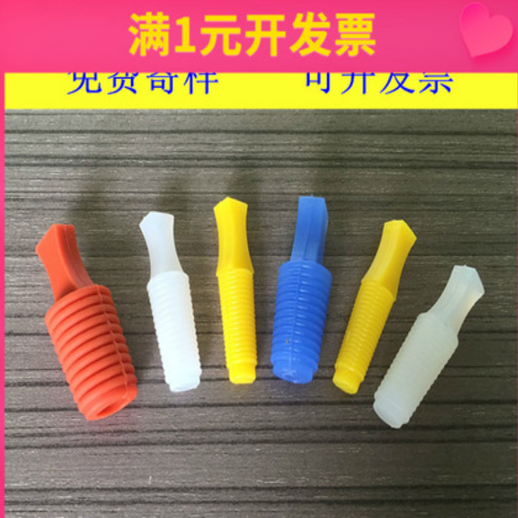 耐高温硅胶堵头带柄硅胶螺纹塞