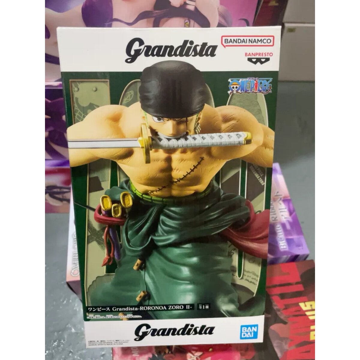 日本正版万代 海贼王 Grandista系列 罗罗诺亚·索隆2.0 景品手办