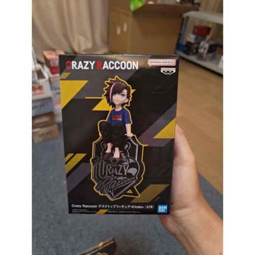 日本正版 万代 Bandai Namco Crazy Raccoon Kinako 桌面手办 B款