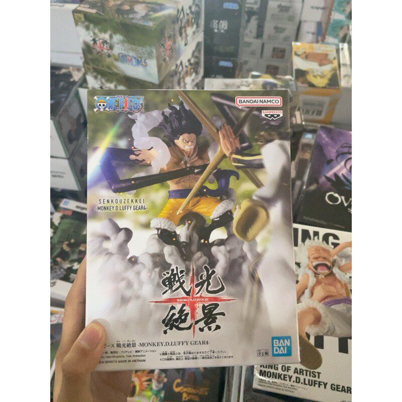 正版万代BANDAI 海贼王 战光绝景 蒙奇·D·路飞 Gear4景品手办