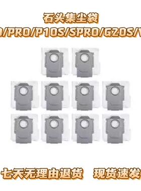 适配石头扫地机器人配件p10spro p10 G20S V20抹布拖布滤网集尘袋