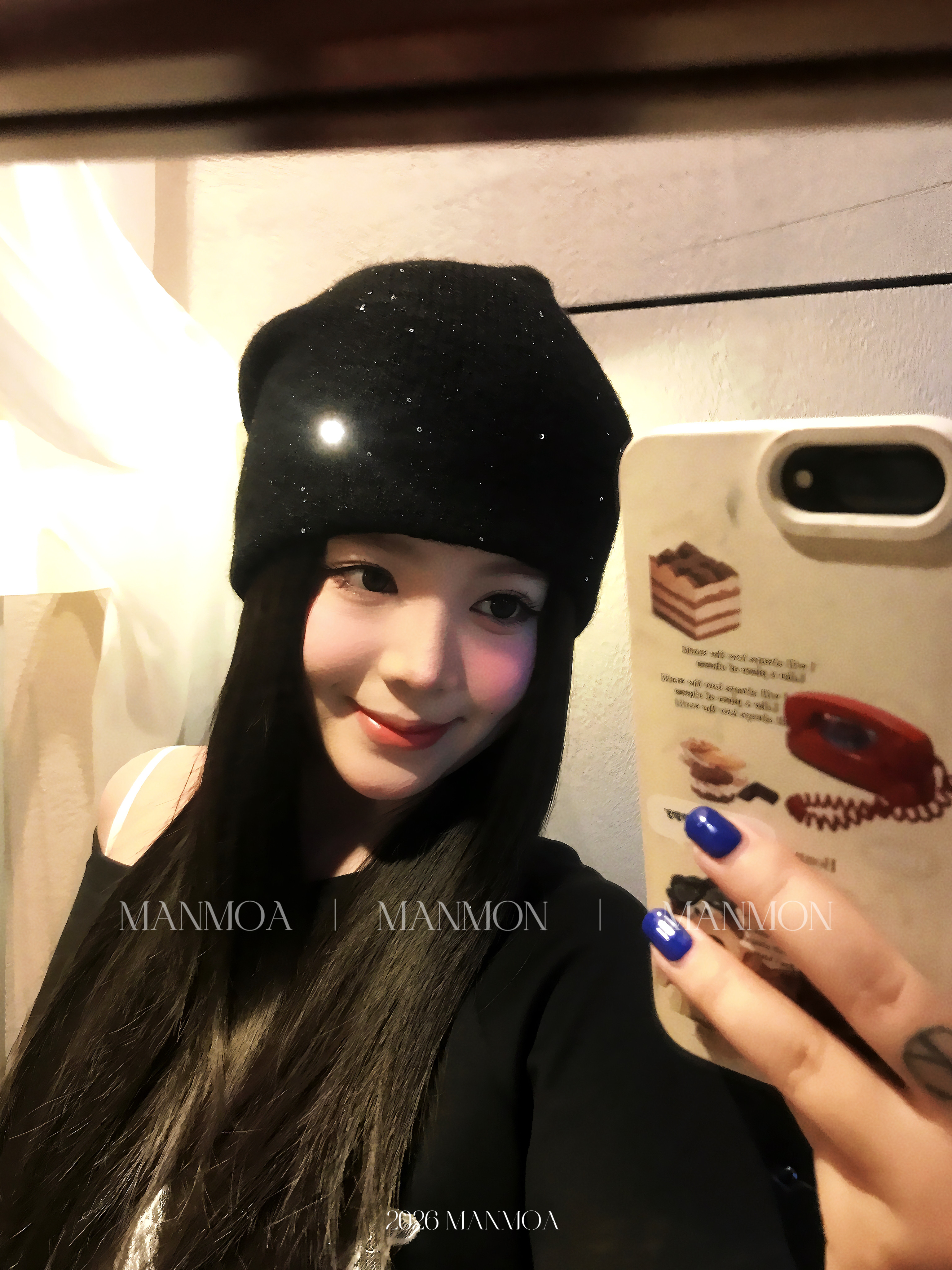 秋冬款羊毛混纺针织帽子女大头围帽子
