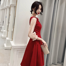 平时可穿宴会结婚礼服订婚回门连衣裙小个子女 敬酒服新娘2019秋款