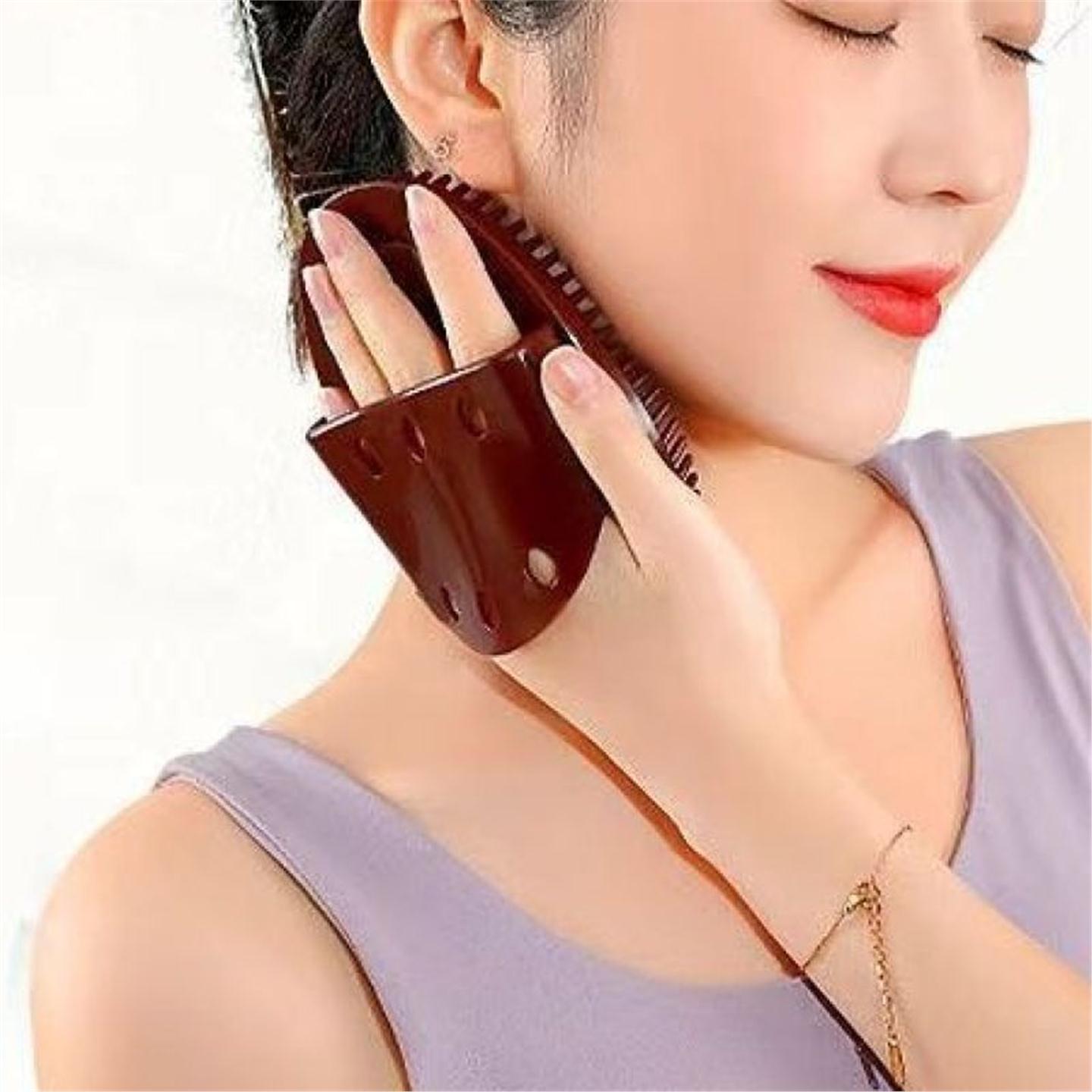 腹瘦身腿精油经络按摩身体刷刷揉筋络刷按摩刮痧瘦五行刷子仪