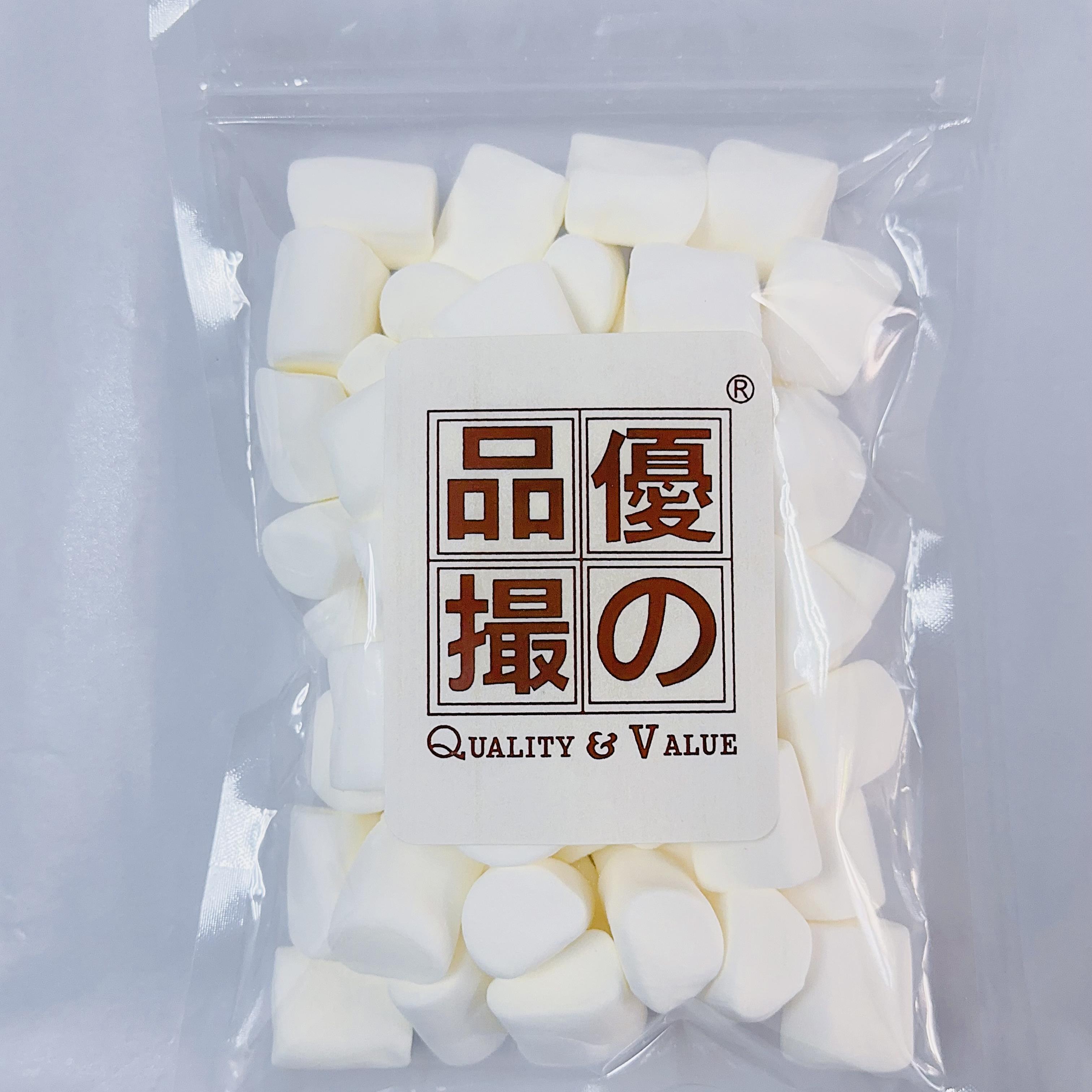 包邮散装优之品撮大颗粒柱形白色棉花糖无色素添加可用来烘焙原料