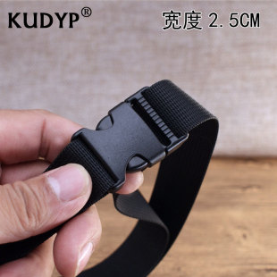 2.5cm简约百搭中小学生儿童男女弹力松紧帆布细腰带校服裤 带加长