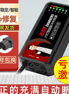 电动车电瓶充电器48V60V20AH72伏30安适用爱玛雅迪台铃电车三轮车