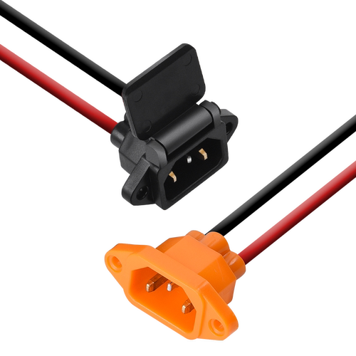 适用于小牛N1sN1M1M+电池充电口新日雅迪小刀爱玛电动车母座带线