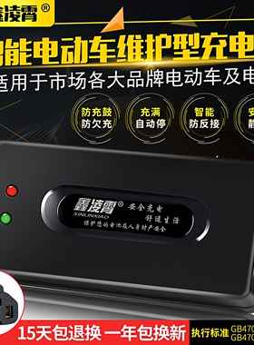 电动车电瓶充电器24V12AH36V12AH12v20ah48V适用于新日爱玛小海豚