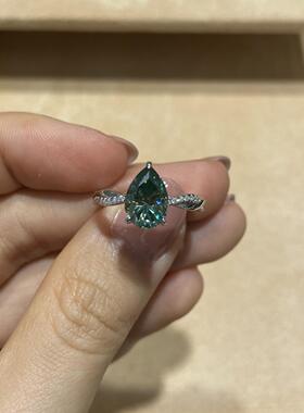 云同珠宝新款S925银水滴7*10mm