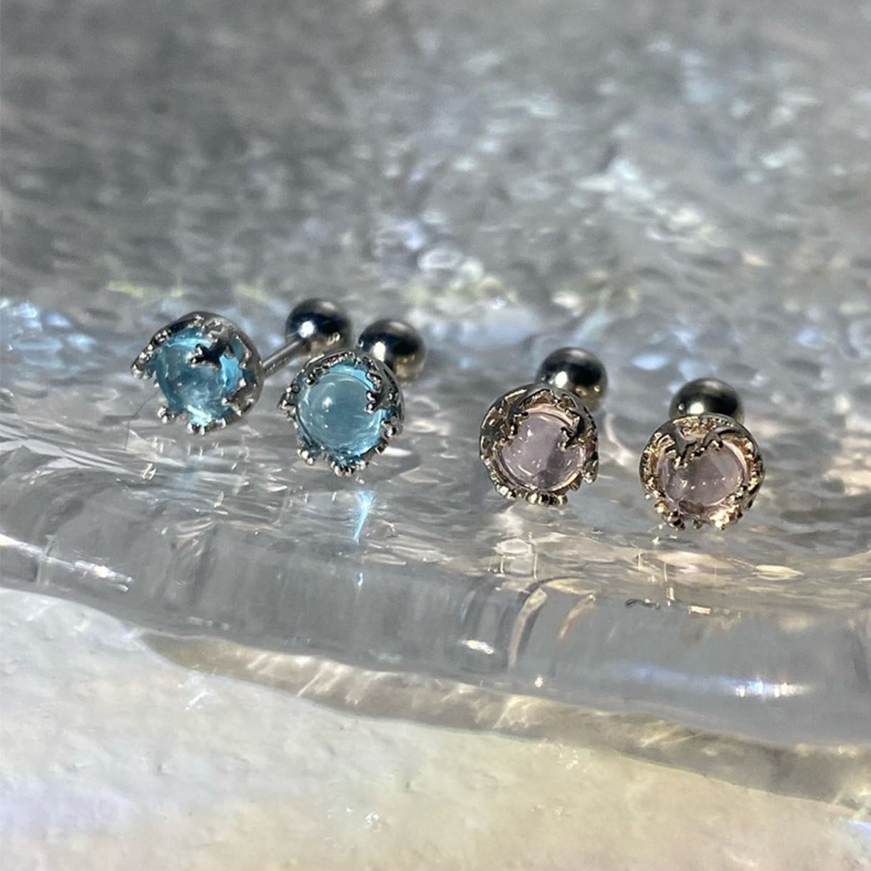 男生简约耳钉设计感个性美式螺丝耳骨钉小众爆款气质耳环女士耳饰