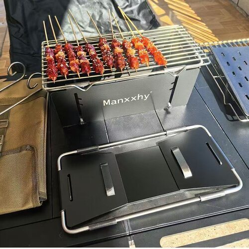 33公分/加厚小号折叠烤炉（2.0耐高温热轧板）便携秒折叠烧烤架