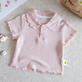 T恤夏装 女宝宝百搭上衣夏季 2025新款 洋气儿童打底衫 韩版 女童短袖
