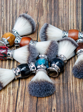 ZY清仓老式剃须刷手动刮胡刷獾毛刷软毛刷泡沫刷清洁刷打泡刷