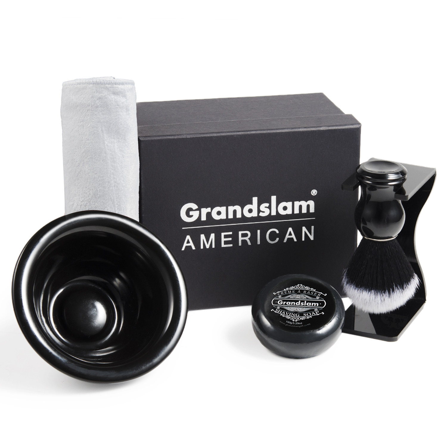 男士手动剃须胡刷刮胡子工具打泡沫软毛刷软化皂碗清洁面5件套装,家庭/个人清洁工具,剃须清洁刷,淘宝优惠券,粉丝福利购,淘宝优惠卷