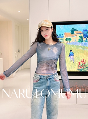 小姐姐全球购ED HARDY 刺青 透视 打底衫 女款 25秋07