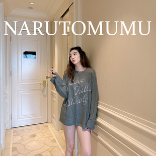 小姐姐全球购ED HARDY 印花 宽松 松弛感长袖T恤 女款 25夏Z04