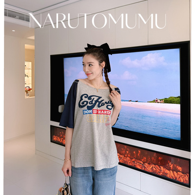 小姐姐全球购ED HARDY复古经典logo印花 宽松T恤 女款26夏02