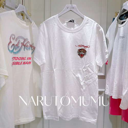 小姐姐全球购ED HARDY classic经典 水钻虎头 短袖T恤 男款 Z06