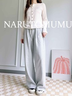 logo 极简 休闲 小姐姐全球购ED 女款 经典 阔腿裤 24秋Z04 HARDY