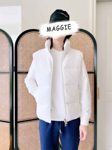 虎头 经典 暗纹老花 羽绒马甲 24秋Z04 小姐姐全球购ED 男款 HARDY