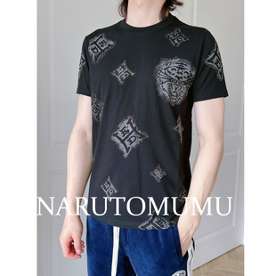 老花印花 重工全钻 短袖 T恤 24秋Z04 小姐姐全球购ED 男款 HARDY