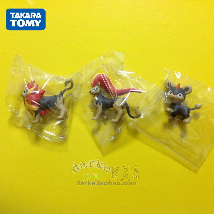 正版tomy神奇宝贝口袋妖怪手办模型mc小狮狮雄性火炎狮雌性火焰狮