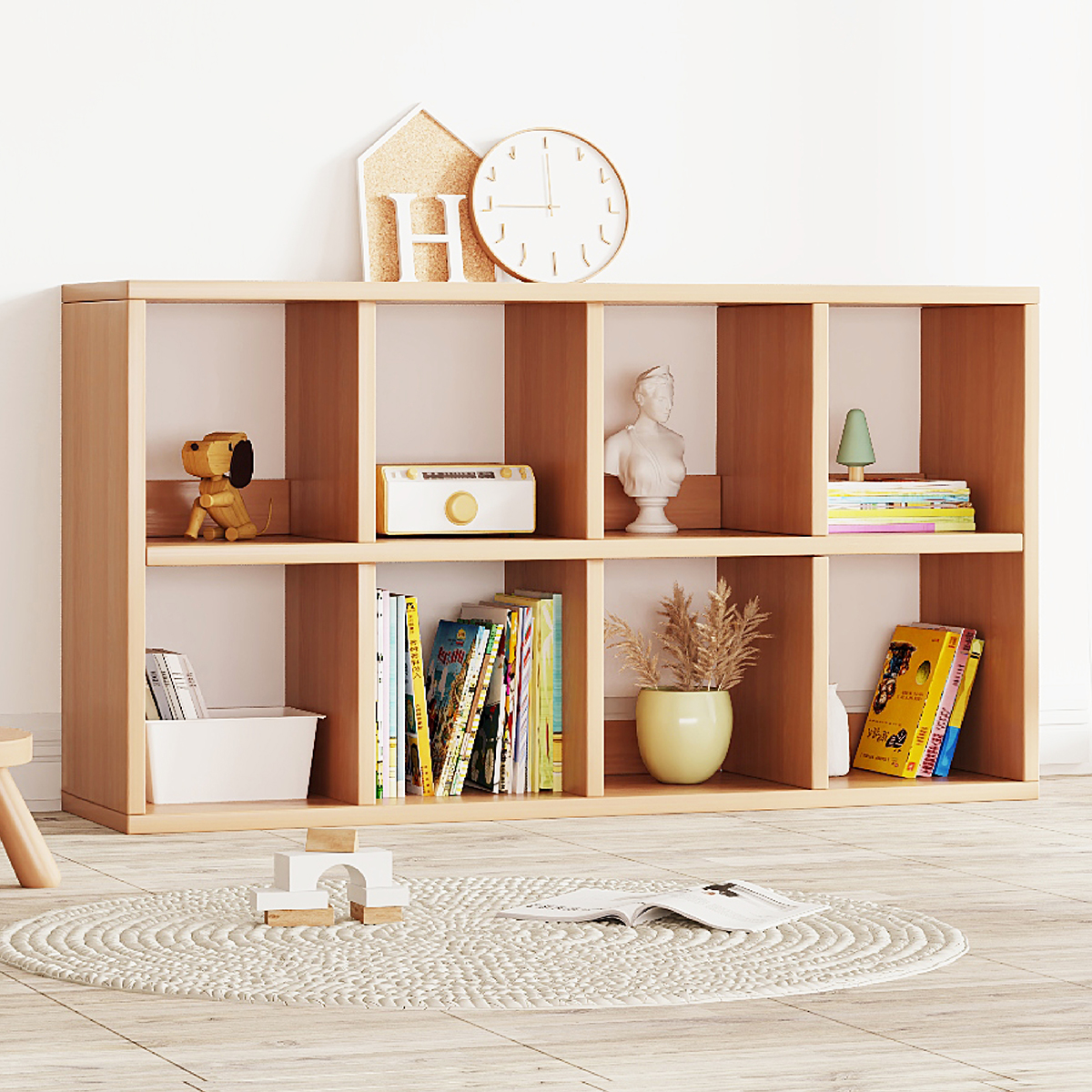 简约书架落地客厅现代儿童