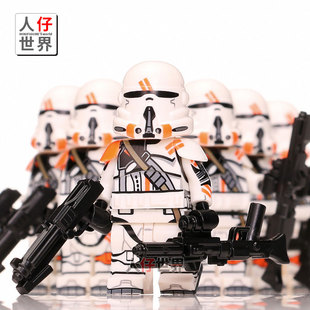 科睿星球大战212空降兵科迪指挥官拼插积木小人仔塑料玩具6-8