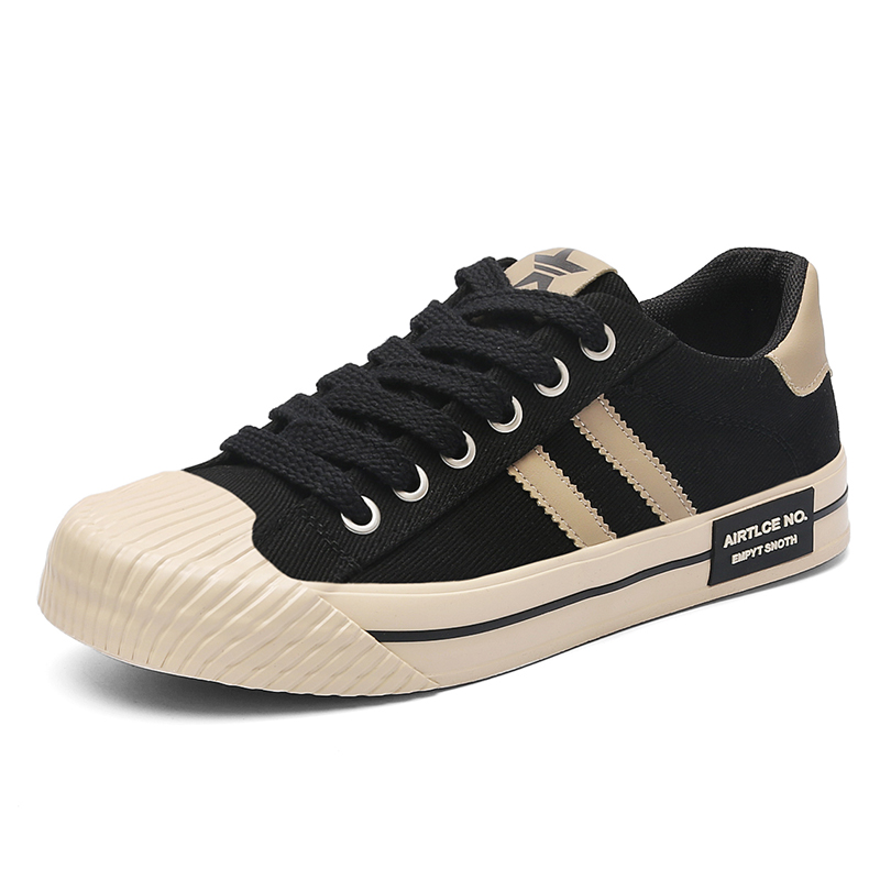 新款2025春秋男鞋透气韩版低帮运动休闲板鞋一脚蹬百搭小白潮鞋