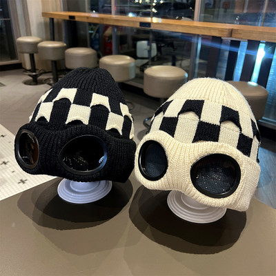 儿童护耳毛线帽秋冬日系男童