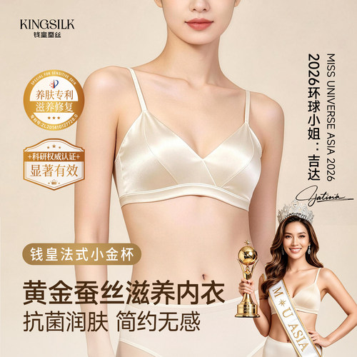 法式真丝内衣桑蚕丝亲肤文胸女薄