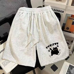 男女童装 宽松五分热裤 2026夏季 韩版 新款 中大儿童纯棉休闲运动短裤