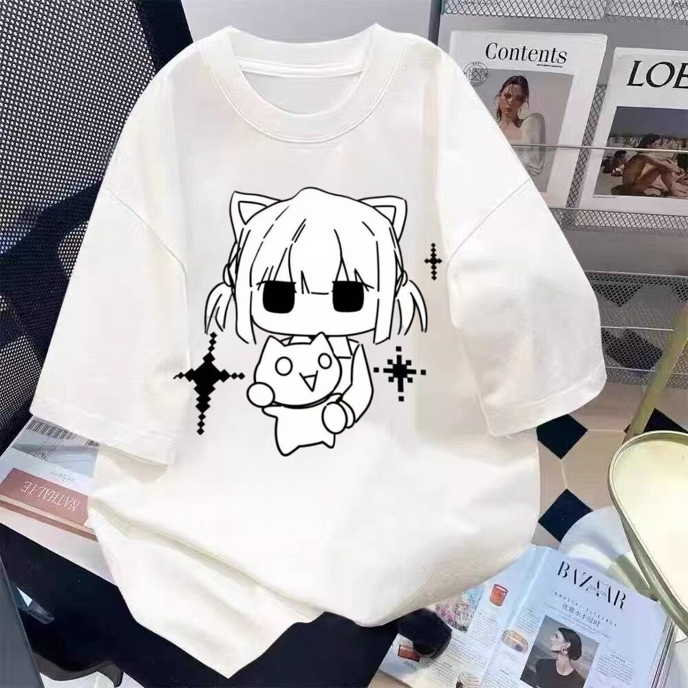 女童日系可爱甜美纯棉短袖T恤中大儿童女孩夏季休闲上衣服打底衫