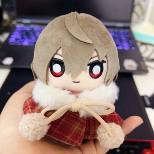 棉花娃娃兔闪闪labub可爱毛绒凯蒂公仔玩偶斗篷娃衣宝宝挂饰套装