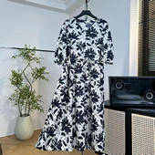 老板娘美林&不吸腿无静电&可机洗 长112 夏季 新款 连衣裙WQ591