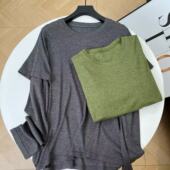 长61 美林&假两件&仙里仙气韩女叠搭T&轻柔机洗 上衣Q240704