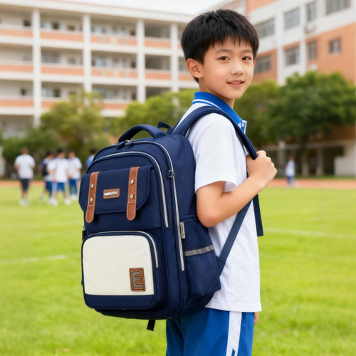 Edison爱迪生小学生书包防泼水护脊减负大容量防下坠儿童双肩背包